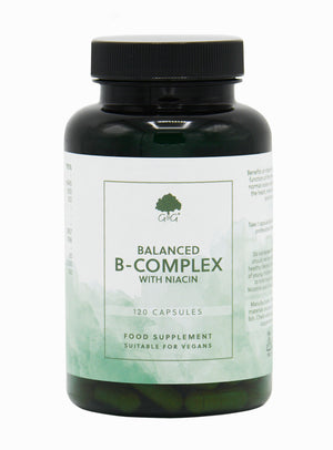 Vitamin B Complex with Niacin - 120 Vegan Capsules